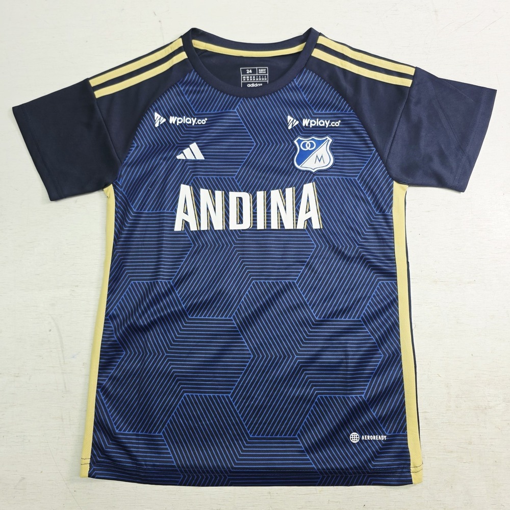 Adidas Millonarios FC 2024 Home Jersey Football Soccer Radamel Falcao #9 Sz 24